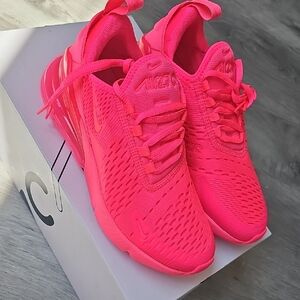 Nike Women's Air Max 270 Bright Pink Sneakers